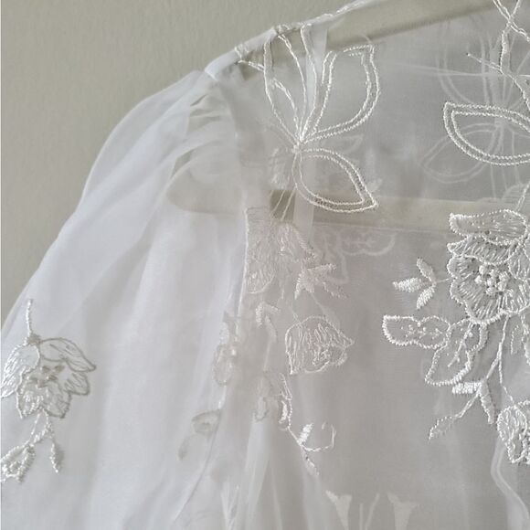 Vintage Lace Formal Long Sleeve Dress - Picture 7 of 11